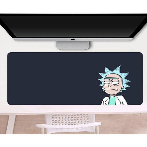 Anime gaming mouse pad rick - gaming,