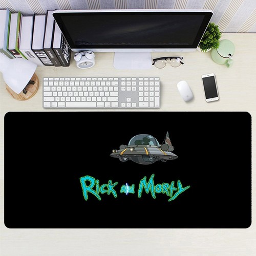 Anime gaming mouse pad rick - gaming,