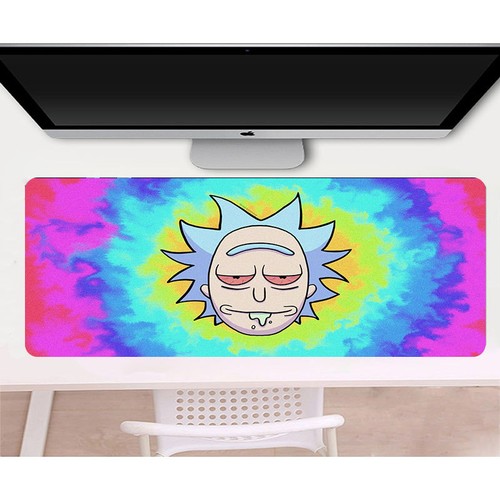 Anime gaming mouse pad rick - gaming,
