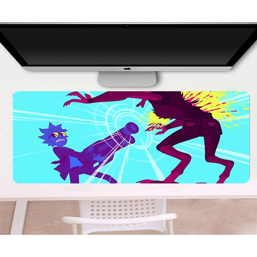 Anime gaming mouse pad rick - gaming,