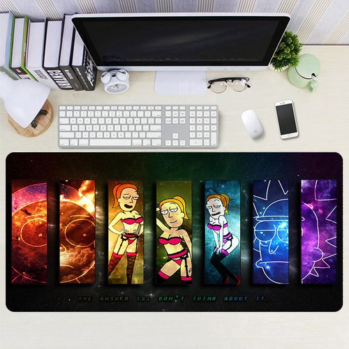 Anime gaming mouse pad rick - mouse,