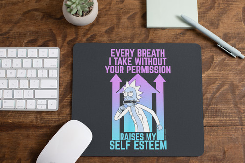 Mouse pad rick and morty - rick,