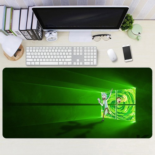 Anime gaming mouse pad - gaming, rick
