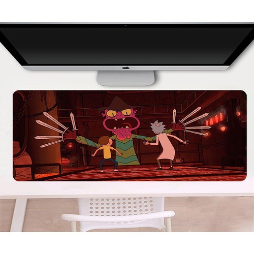 Anime gaming mouse pad rick - gaming,